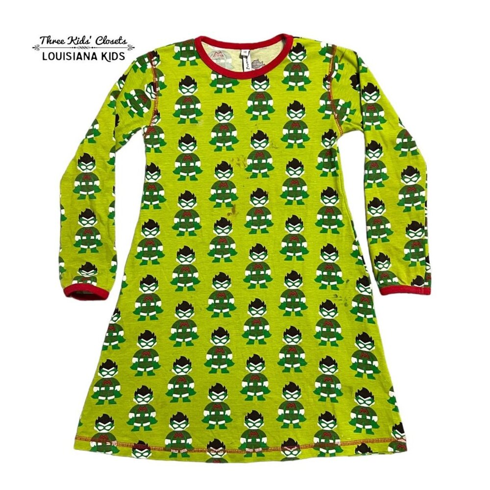 Maxomorra Sz 110/116 (5-6Y) Superboy Superhero Dress